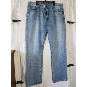 Lucky Brand Men’s 181 Relaxed Straight Fit Blue Jeans 38x34